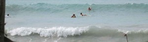 Las Terrenas Dominican Republic Teens surfing